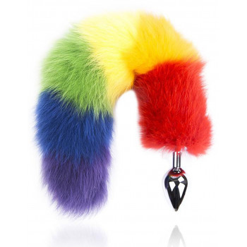 Plugs y Bolas Tapón /Plug Anal Cola Multicolor - Orgullo LGBT