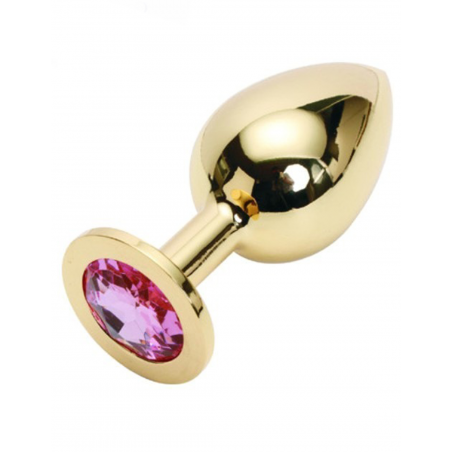 Plugs y Bolas Tapón Anal de Acero con Joya - Talla L