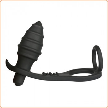 Punto P Estimulador Prostático con Vibración y Anillo para el Pene