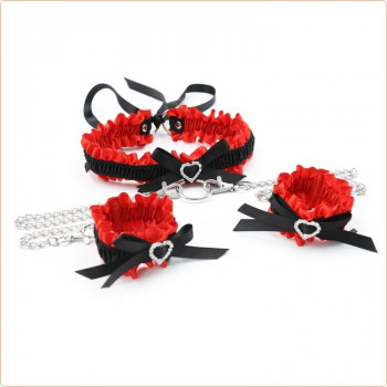 Esposas y Collar Bondage