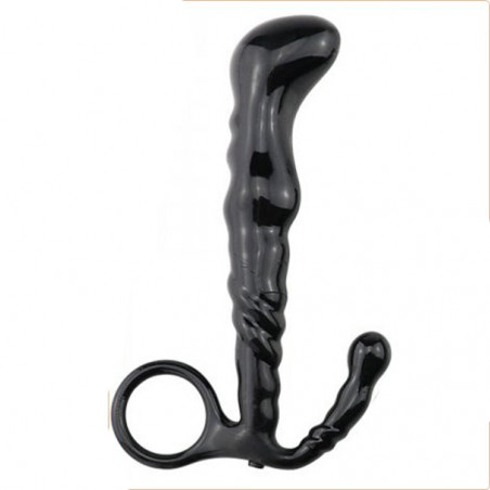 Punto G del Hombre - Estimulador Anal / Punto G / Prostata de Gelatina Texturado - Ero-Ticas Sexshop 